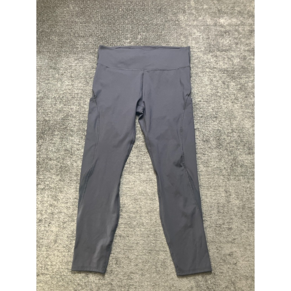 All In Motion Leggings Womens Large Black Stretch High Waist Running Pull On